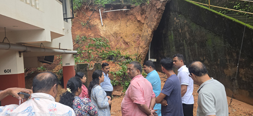 Landslide at Shivabhag